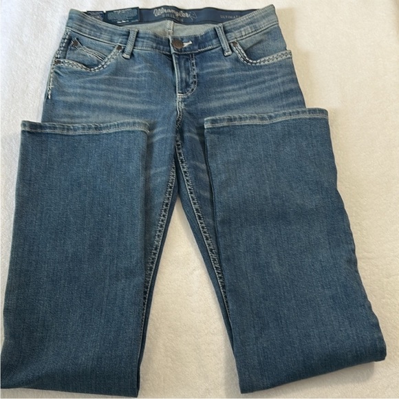 Wrangler 28 / 5 x 36 Jeans Shiloh Scarlett Ultimate Riding Jeans Low-Rise NWT - Picture 8 of 12